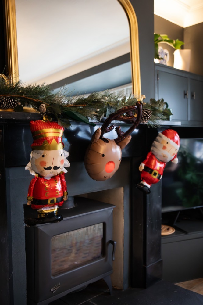 25" Santa Design Foil Balloon