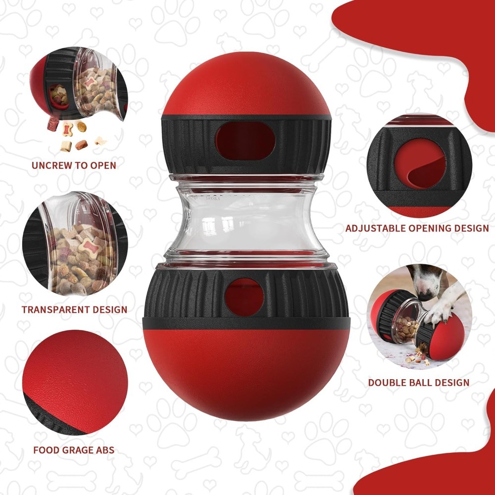 Interactive Dog Puzzle Feeder Toy - Adjustable Slow Treat Dispenser Toy