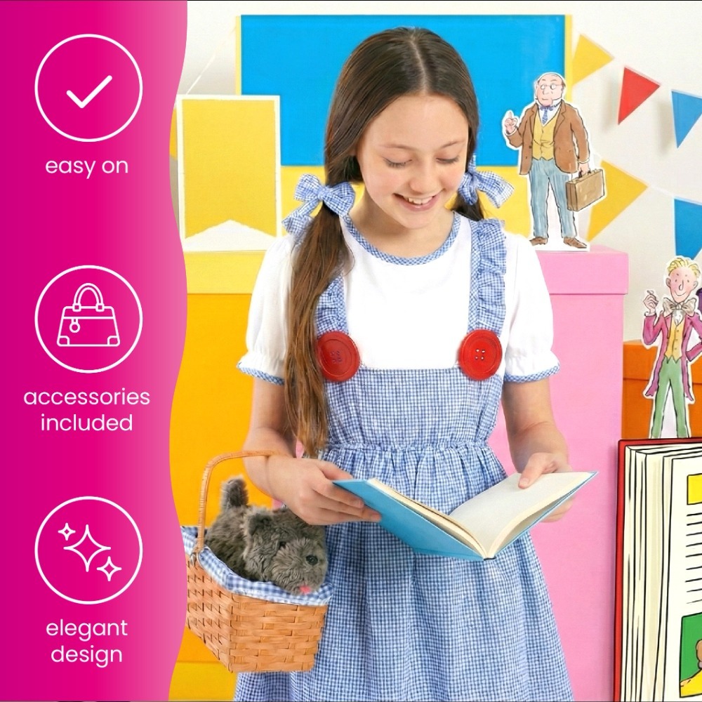 Kids Kansas Girl Costume - Basket & Dog