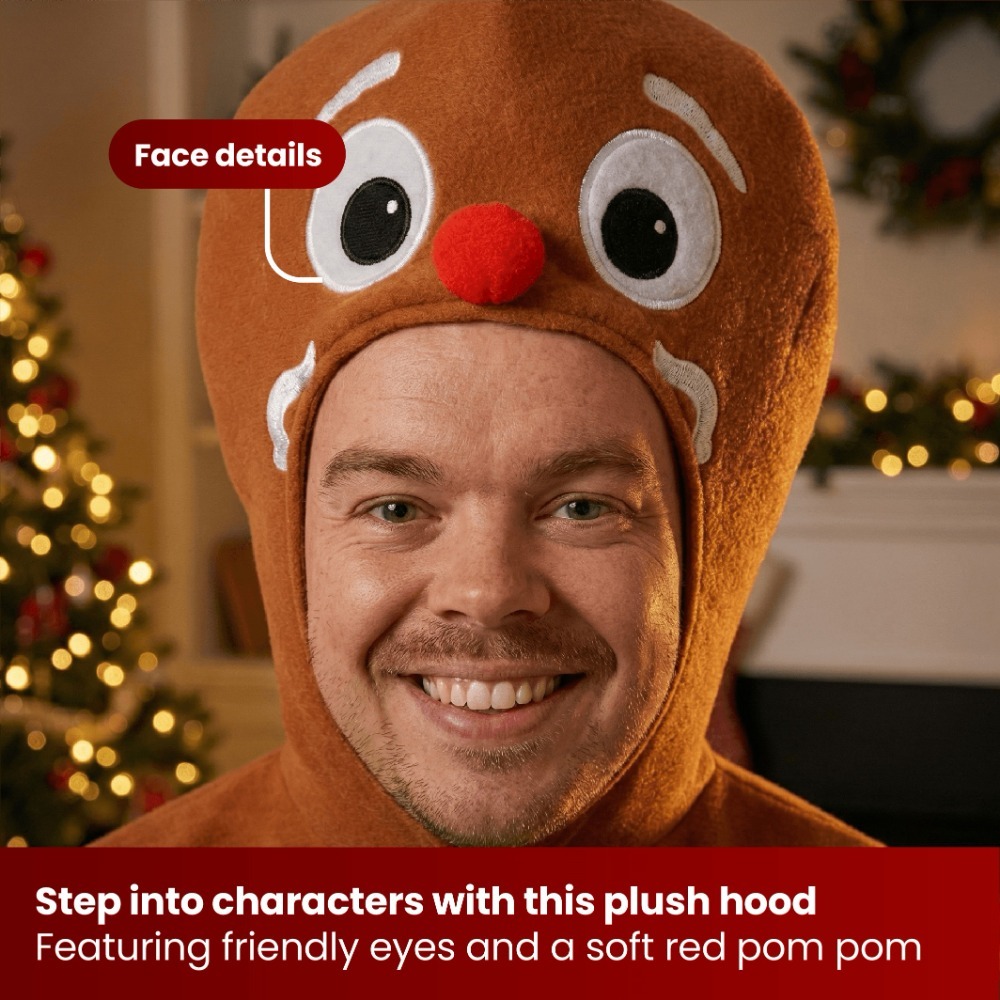 Men's Gingerbread Man Costume