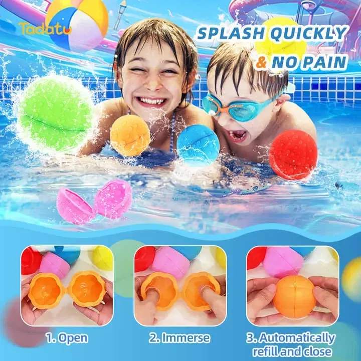 Reusable Silicone Water Balloons – Eco Splash Balls for Summer Fun