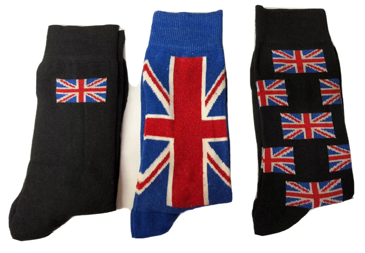 Mens Union Jack Socks 6 Pack Cotton Blend Dress Everyday UK Size 6-11
