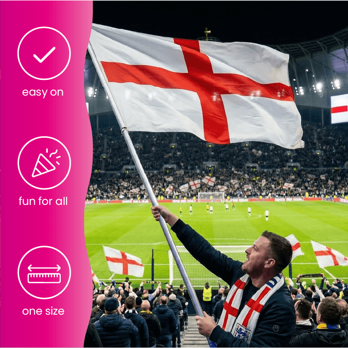 Large 5ft x 3ft England Flag
