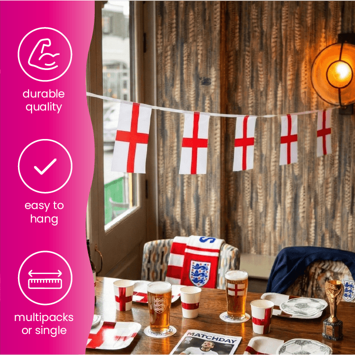 St George Flag Bunting England Bunting