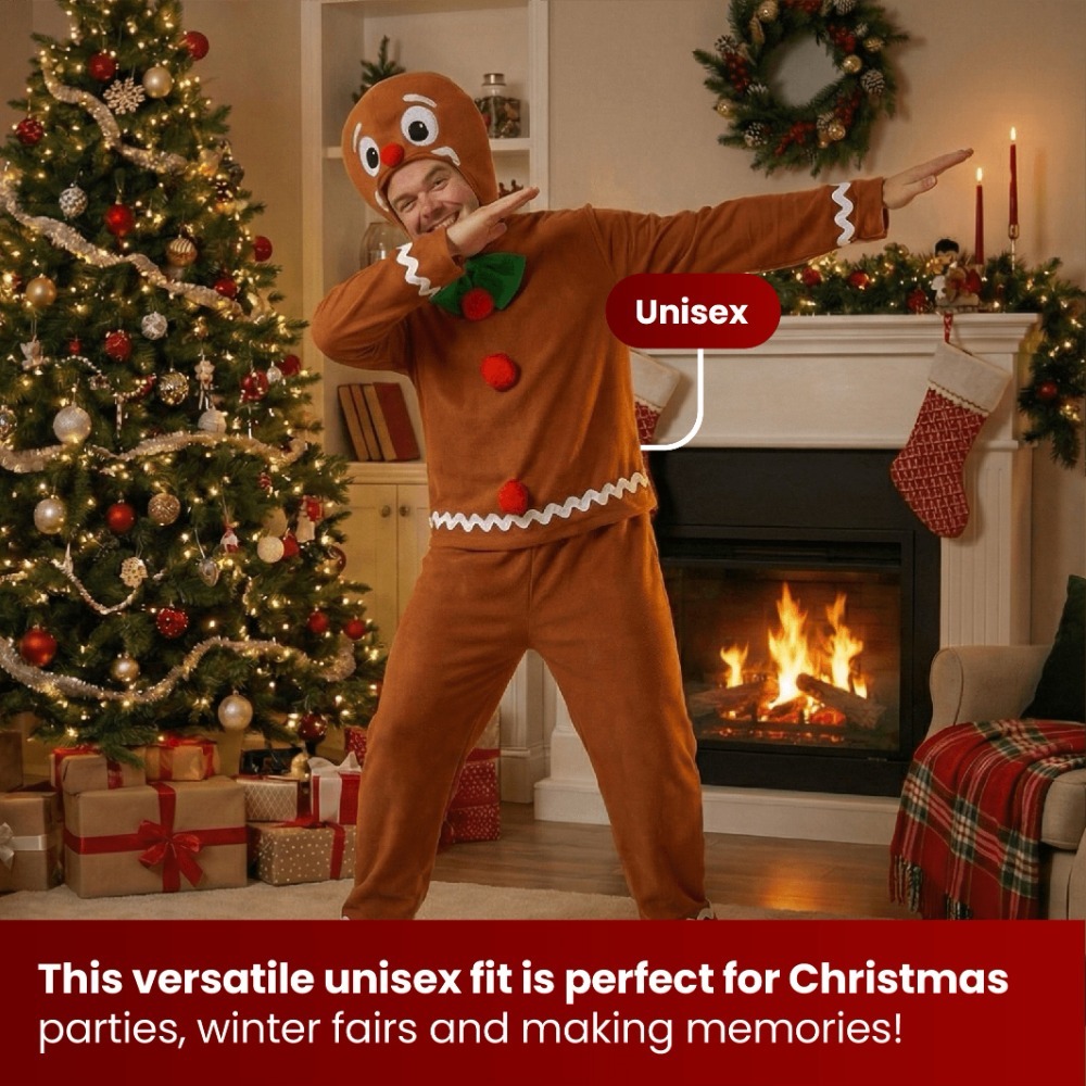 Adults Gingerbread Man Costume