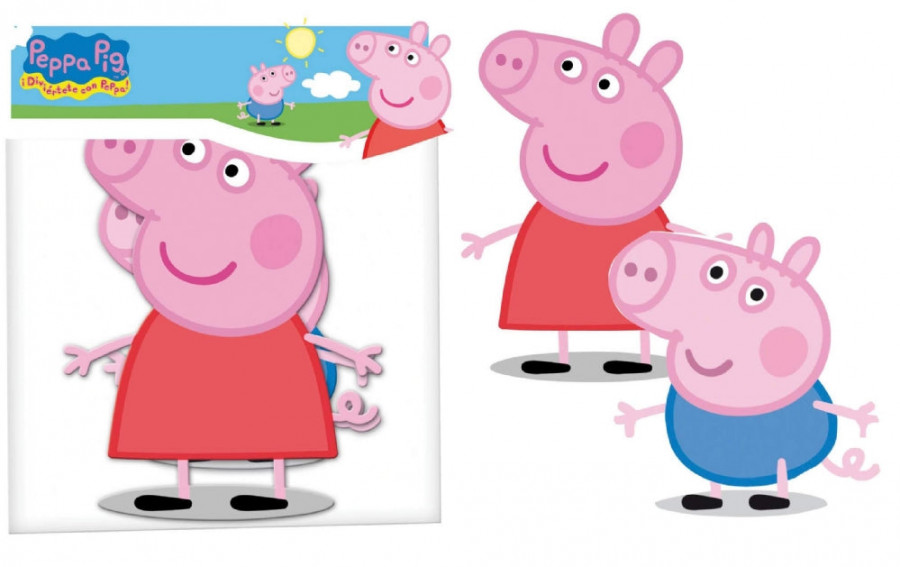 Click to view product details and reviews for 2 Peppa Pig Party Cut Outs.
