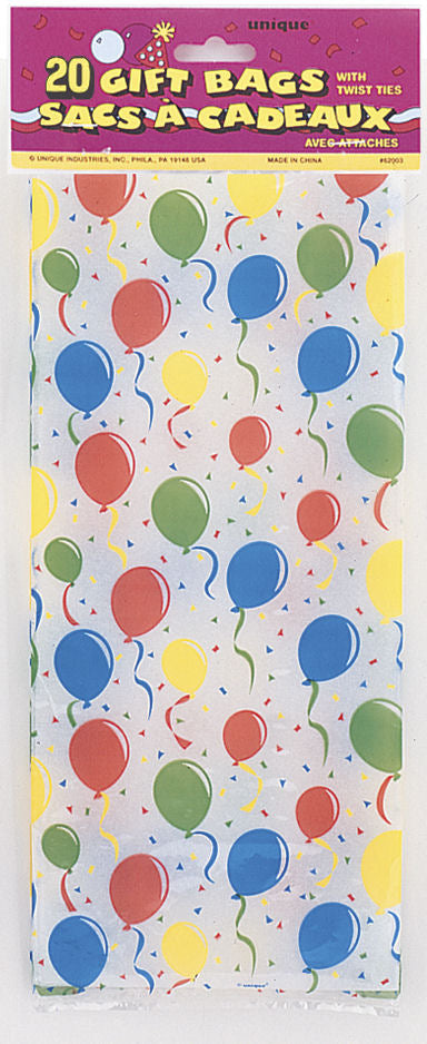 Click to view product details and reviews for 20 Festive Balloons Cellophane Bags.