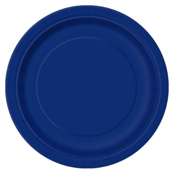 Click to view product details and reviews for 20 Navy Blue Round 7 Paper Plates.