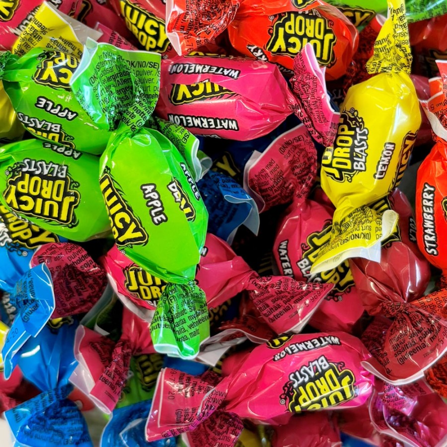 200g Cookie Jar Of Juicy Drop Fruit Blast Sweets