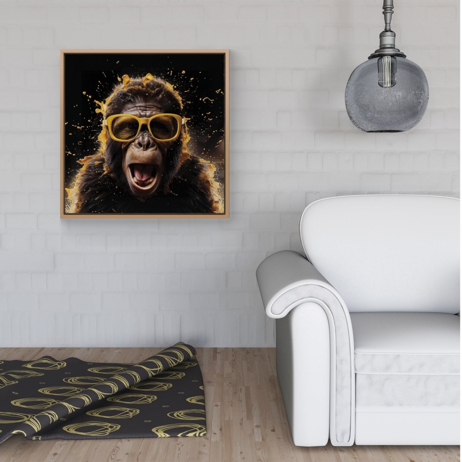 Click to view product details and reviews for Splashart Monkey Face With Yellow Glasses Framed Canvas 16 X 16 Pine. Click to view product details and reviews for Splashart Monkey Face With Yellow Glasses Framed Canvas 16 X 16 Pine.