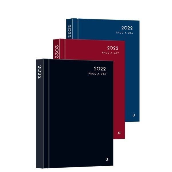 2023 A5 Page a Day Classic Diary Hardback Casebound Full Page