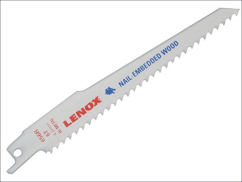 20572-656R Wood Cutting Reciprocating Saw Blades 150mm 6 TPI (Pack 5) LEN20572
