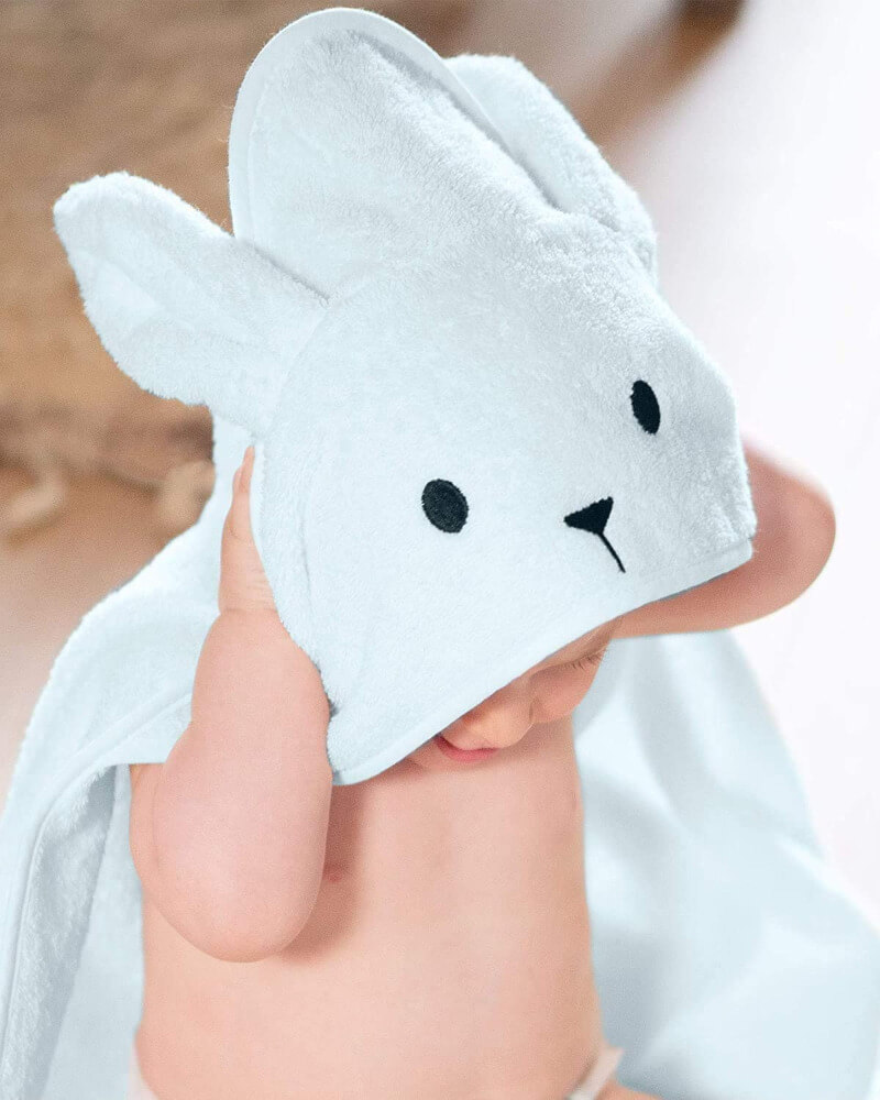 Powder Blue Baby Towel