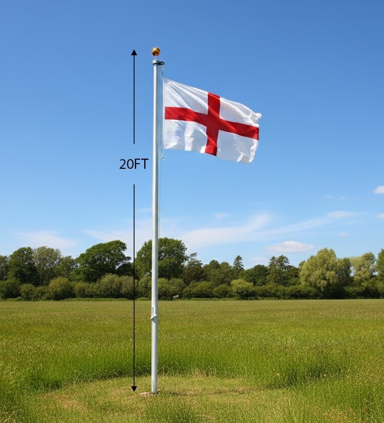 Large 20ft Flag Pole