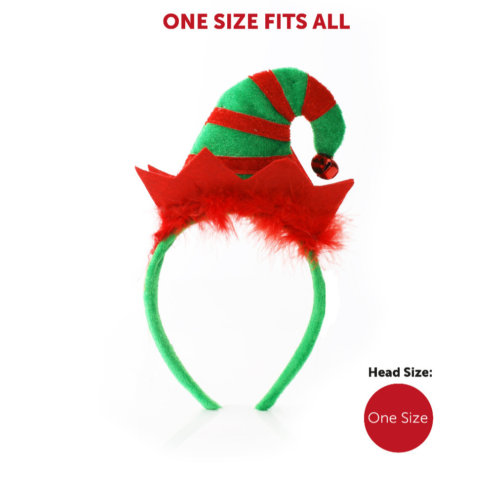 Mini Elf Hat on Headband