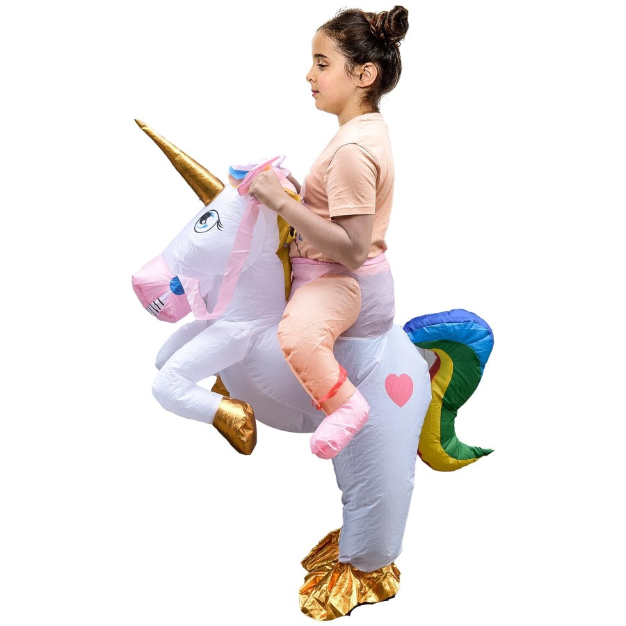 Click to view product details and reviews for Inflatable Unicorn Costume Fancy Dress Ride On Unicorn Blow Up Cosplay Costume.