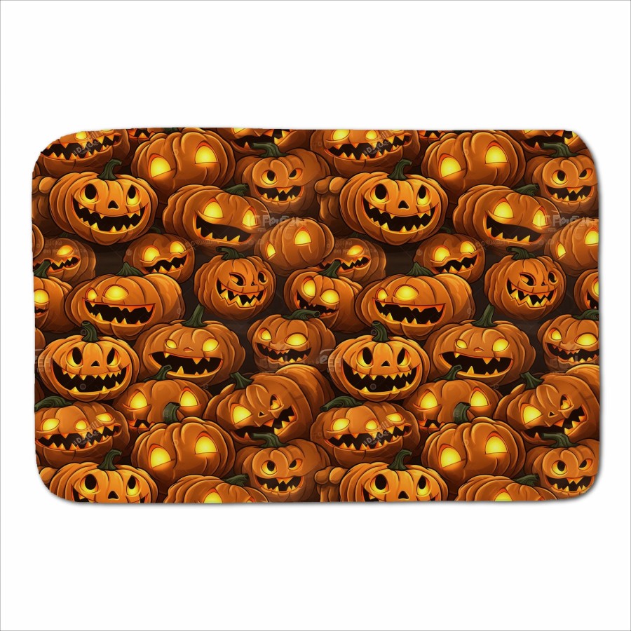 Click to view product details and reviews for Grinning Lanterns Pumpkins Sherpa Blanket.