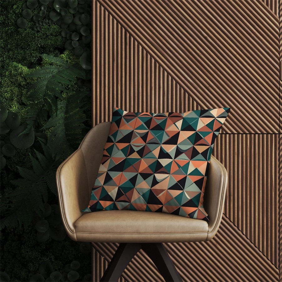 Click to view product details and reviews for Geometric Print Pattern Outdoor Cushion 60cm X 60cm.