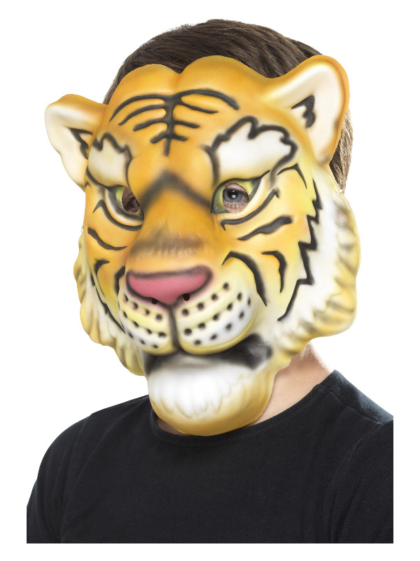 Click to view product details and reviews for Tiger Mask Yellow Black Eva For Fancy Dress.