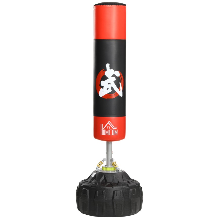Click to view product details and reviews for Homcom Freestanding Boxing Punch Bag Stand W Fillable Base Springs Suction Cups.