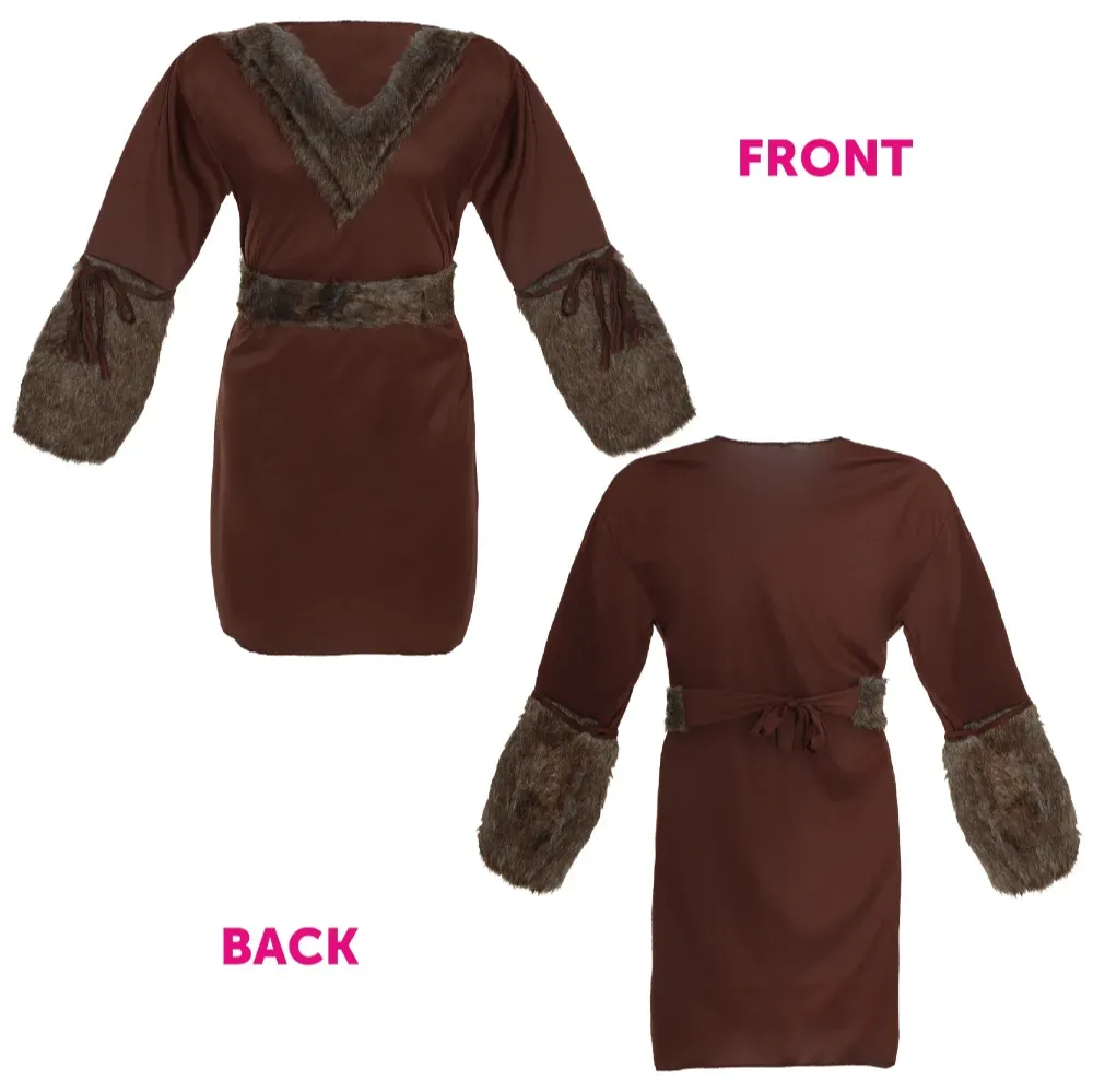 Adults Magical Groundskeeper Costume | 7 Pcs | Tunic, Belt, Arm Covers, Boot Covers, Wig, Beard & Lantern