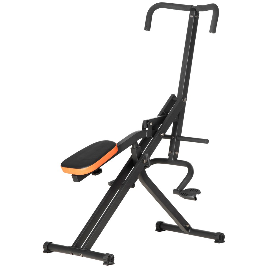 Click to view product details and reviews for Homcom Total Crunch Exercise Machine Squat Machine Adjustable Seat Abs Trainer.