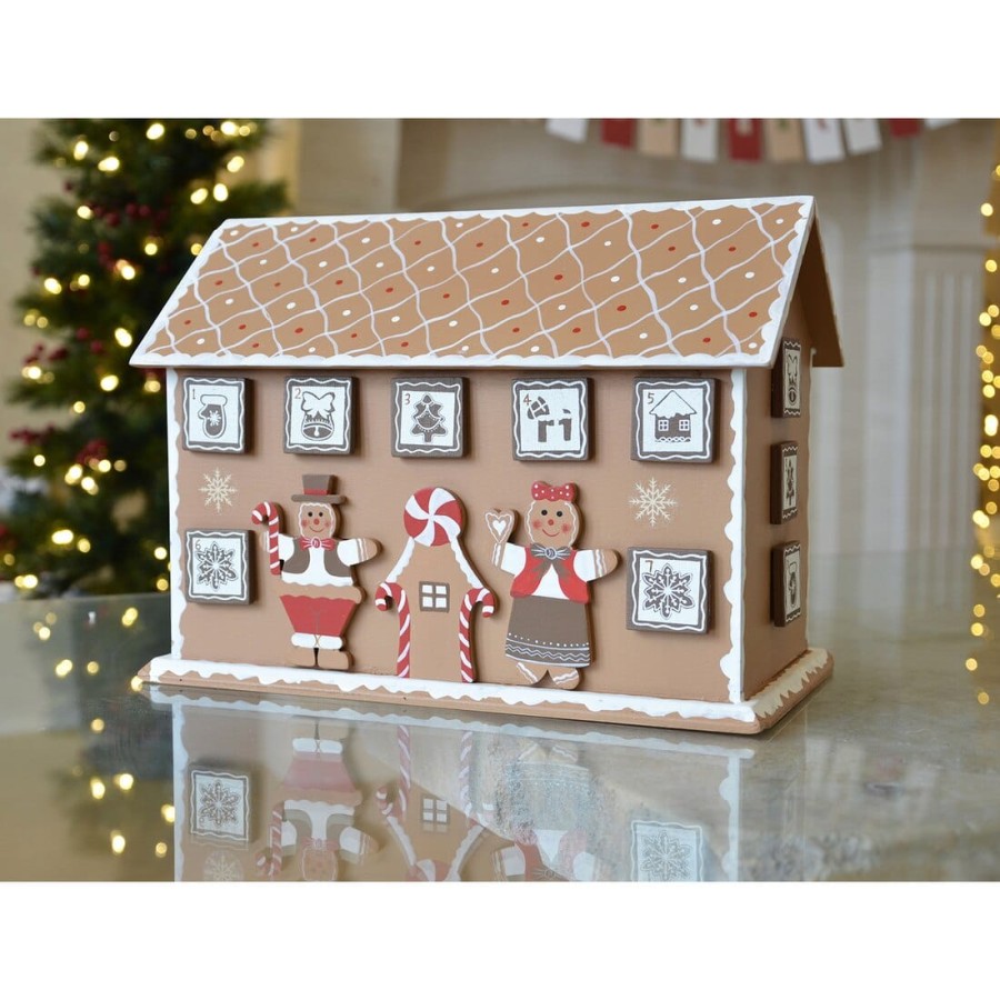 24 Drawer Christmas Wooden Advent Calendar Xmas Decoration