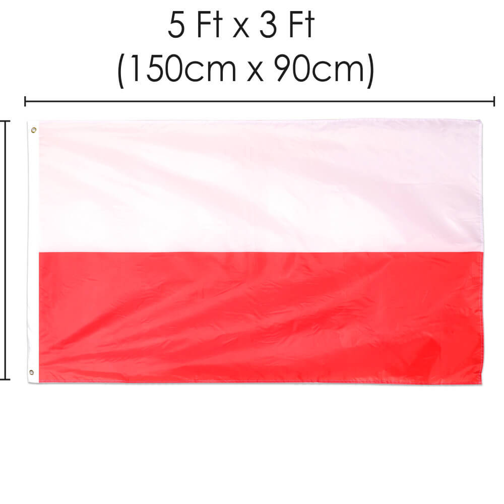 Poland Flag 5ft x 3ft