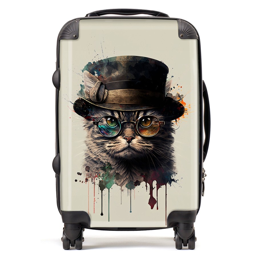 Click to view product details and reviews for Cat And Hat Splashart Suitcase Cabin.