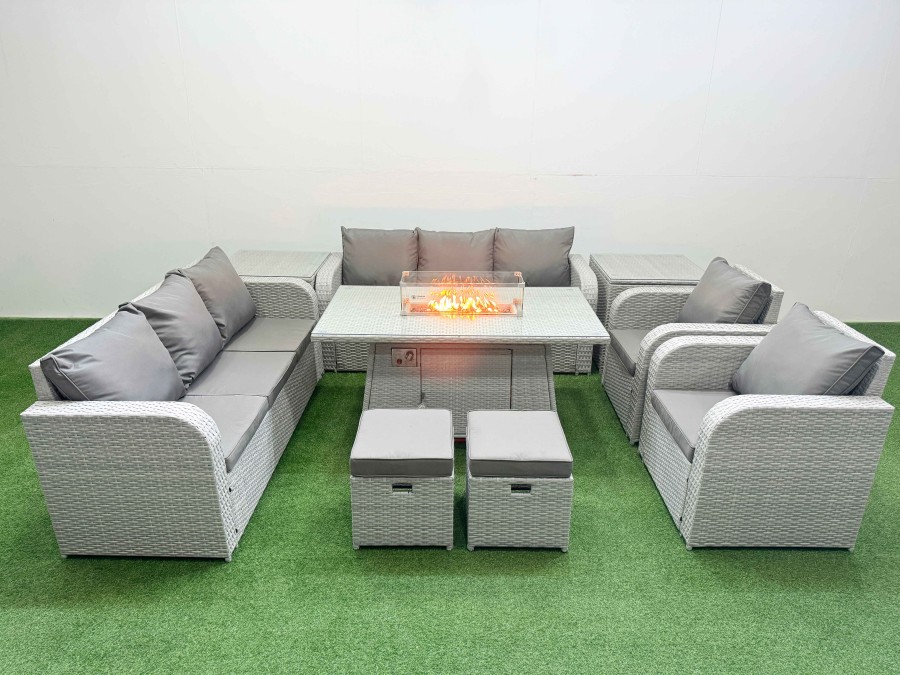 Click to view product details and reviews for Fimous Pe Rattan High Back Lounge Sofa Set Patio Firepit Dining Table Chairs Set With 3 Seater Sofa Reclining Chair Stools 2 Side Table Light Grey. Click to view product details and reviews for Fimous Pe Rattan High Back Lounge Sofa Set Patio Firepit Dining Table Chairs Set With 3 Seater Sofa Reclining Chair Stools 2 Side Table Light Grey.