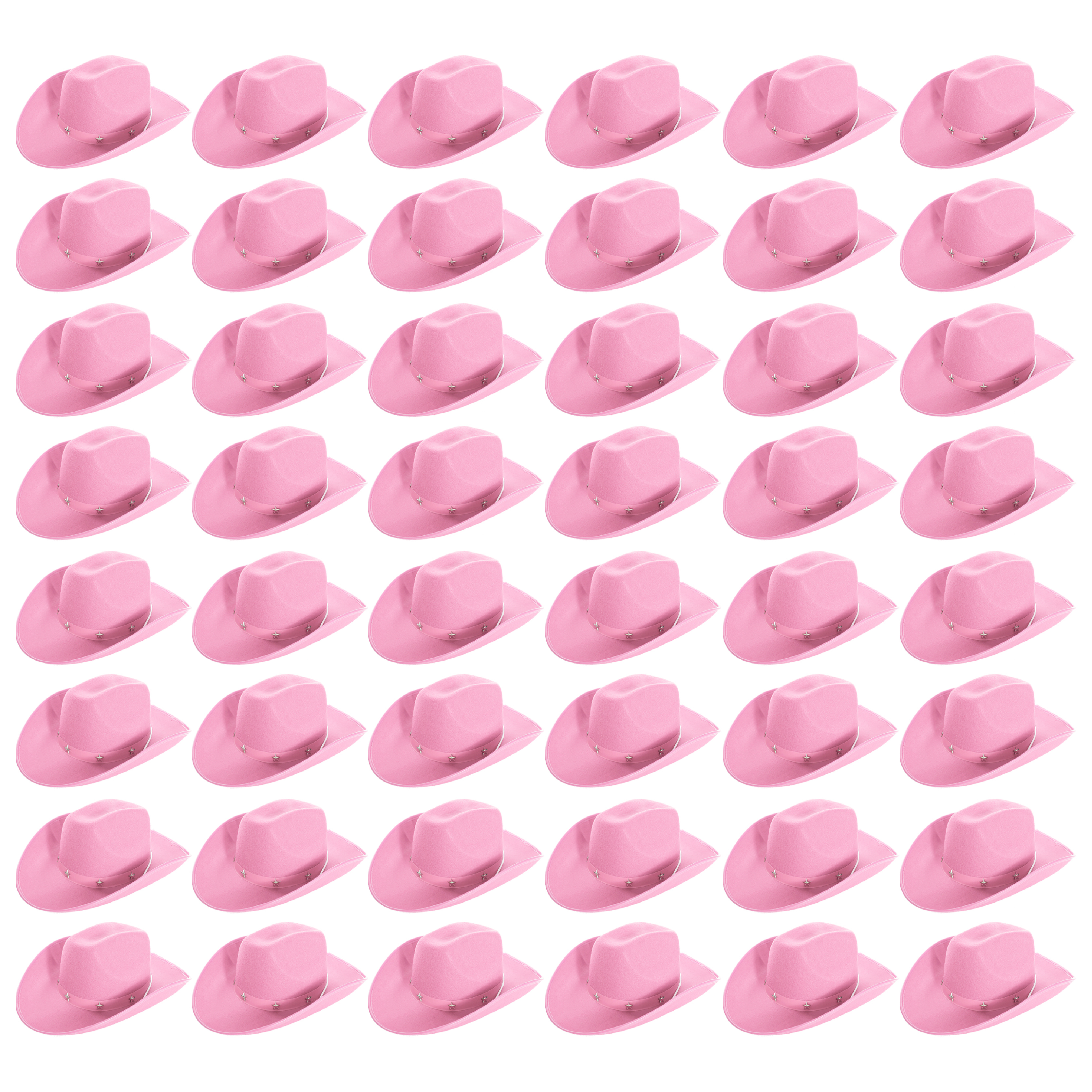 Click to view product details and reviews for Childs Pink Studded Cowboy Hat Pack Of 48.