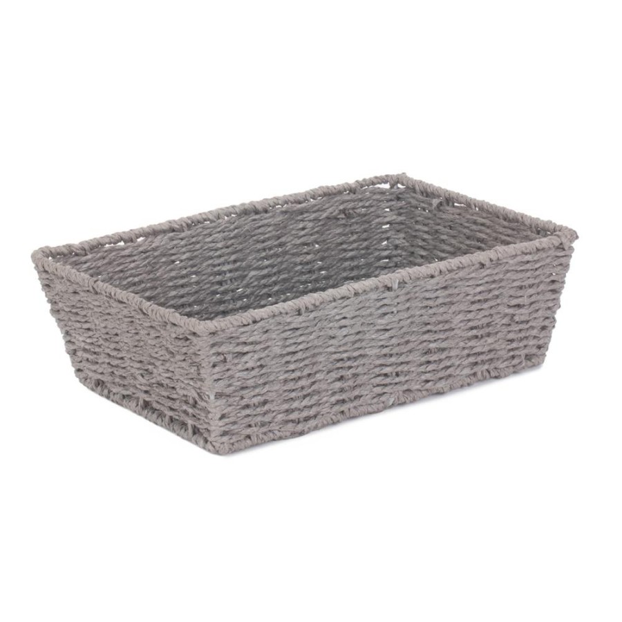 Click to view product details and reviews for Grey Paper Rope Display Tray Small.