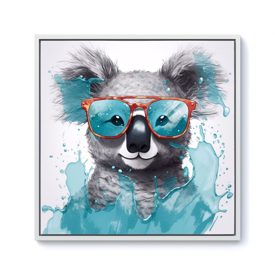 Click to view product details and reviews for Splashart Koala In Glasses Framed Canvas 10 X 10 White. Click to view product details and reviews for Splashart Koala In Glasses Framed Canvas 10 X 10 White.