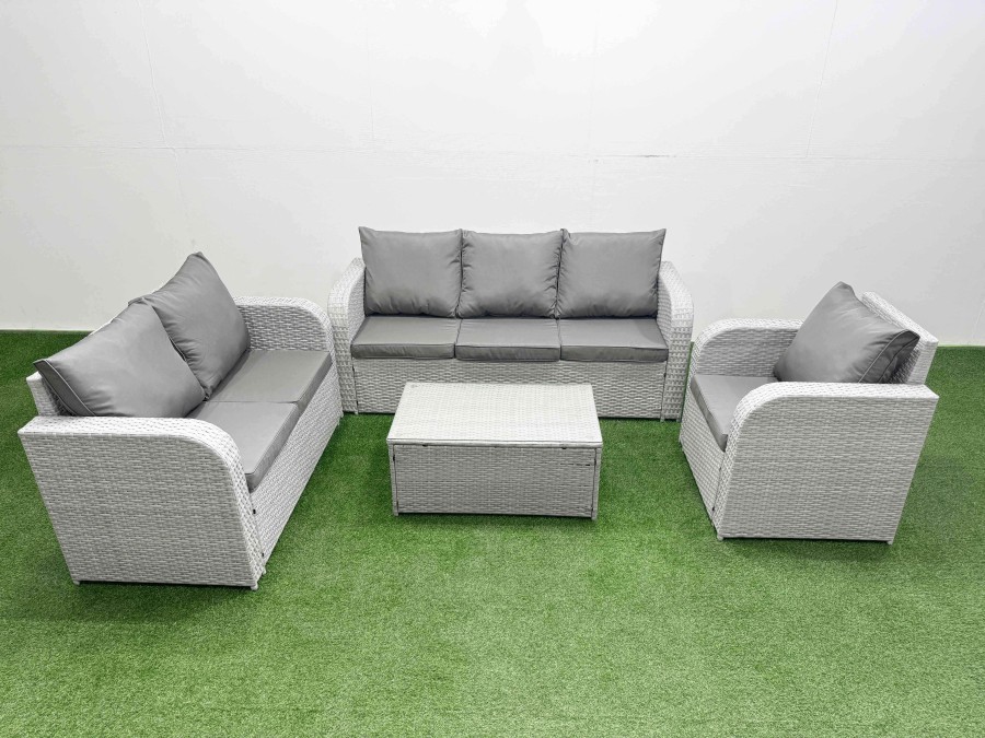 Click to view product details and reviews for Fimous Patio Pe Wicker 6 Seater Outdoor Rattan Furniture Sofa Sets With Rectangular Coffee Table Reclining Chair Loveseat Sofa 3 Seater Sofa Light Gre. Click to view product details and reviews for Fimous Patio Pe Wicker 6 Seater Outdoor Rattan Furniture Sofa Sets With Rectangular Coffee Table Reclining Chair Loveseat Sofa 3 Seater Sofa Light Gre.