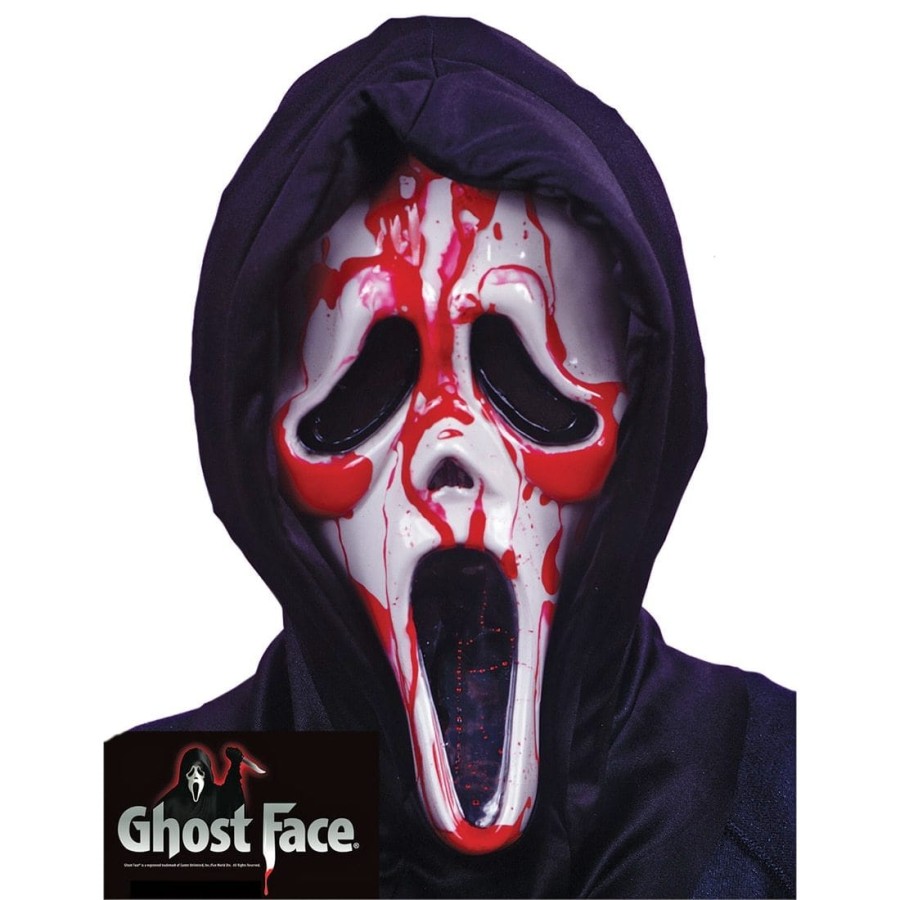 Click to view product details and reviews for Scream Ghost Face Bleeding Mask Blood Pump Adults Halloween.