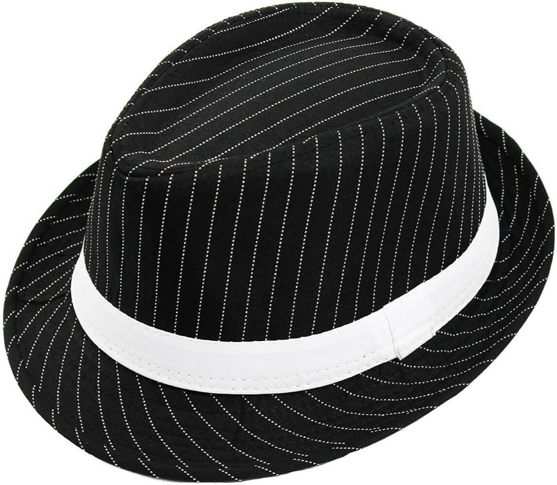 Black Trilby Hat