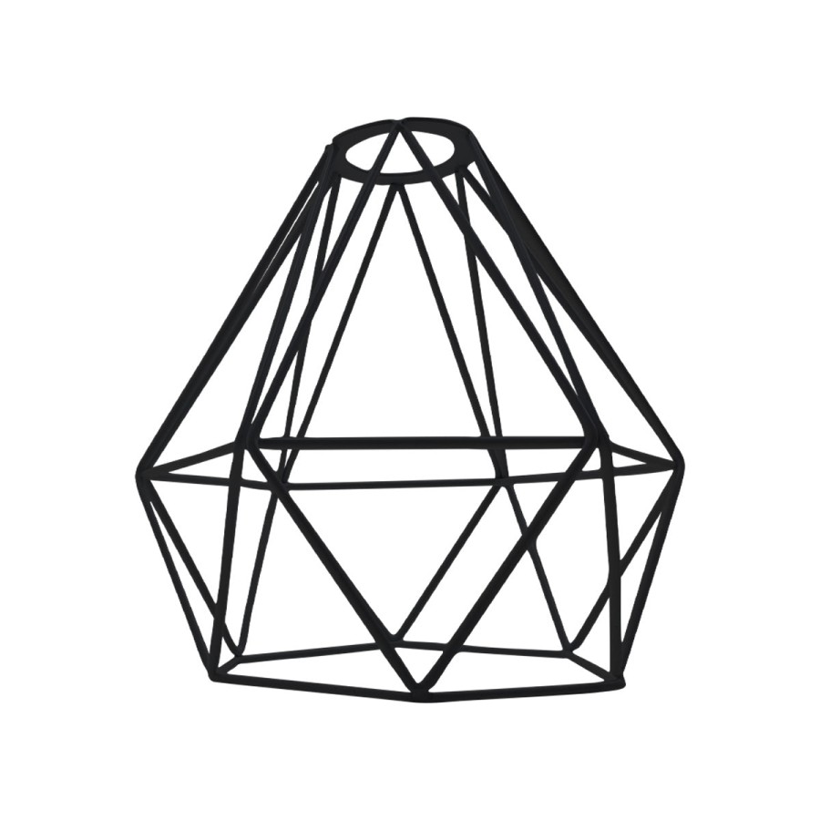 Click to view product details and reviews for Modern Geometric Diamond Pendant Shade Ceiling Light Lampshade Black Metal Wire Frame Cages1906 Buy 3 Â£659 Each.