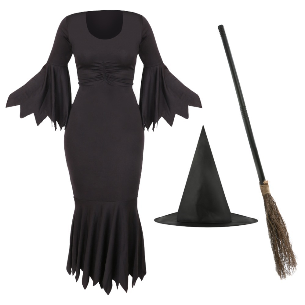 Click to view product details and reviews for Ladies Witch Costume Dress Hat Broom Large.