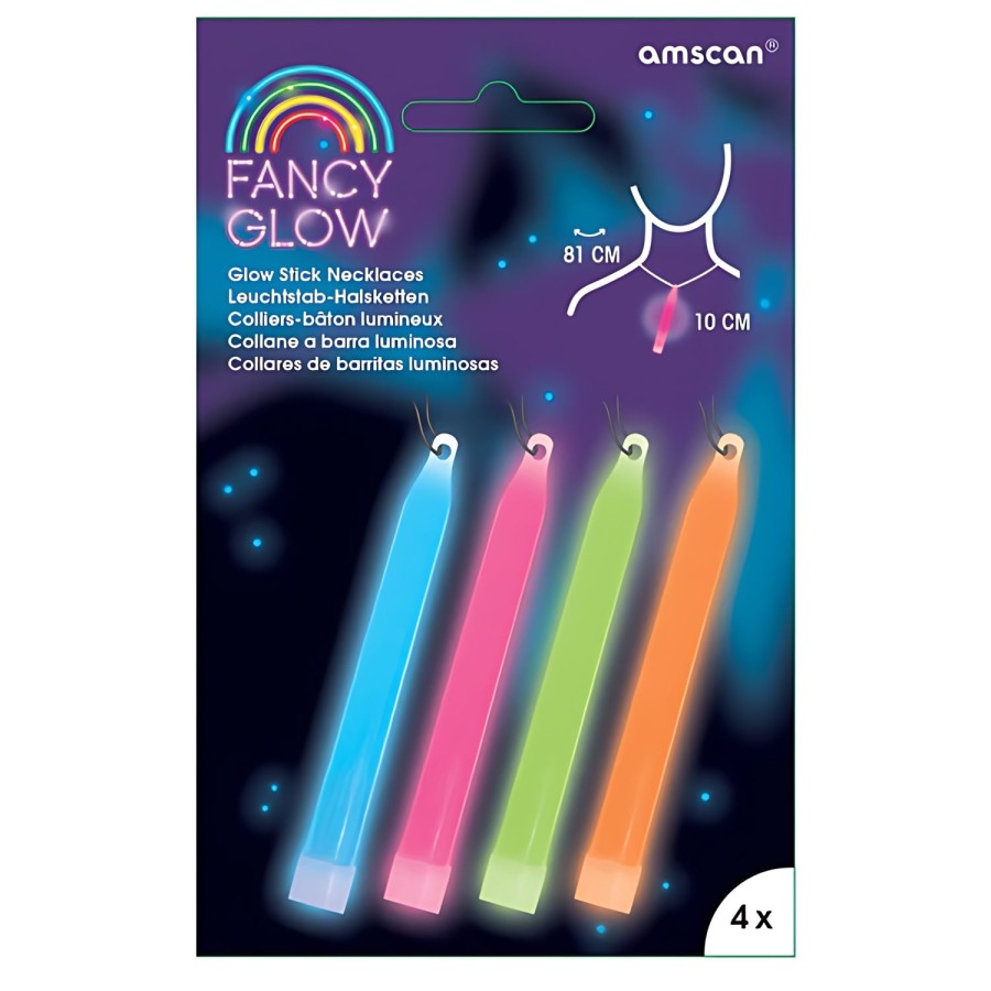 Click to view product details and reviews for Glow Stick Necklaces Pack Of 4 Assorted Colours.