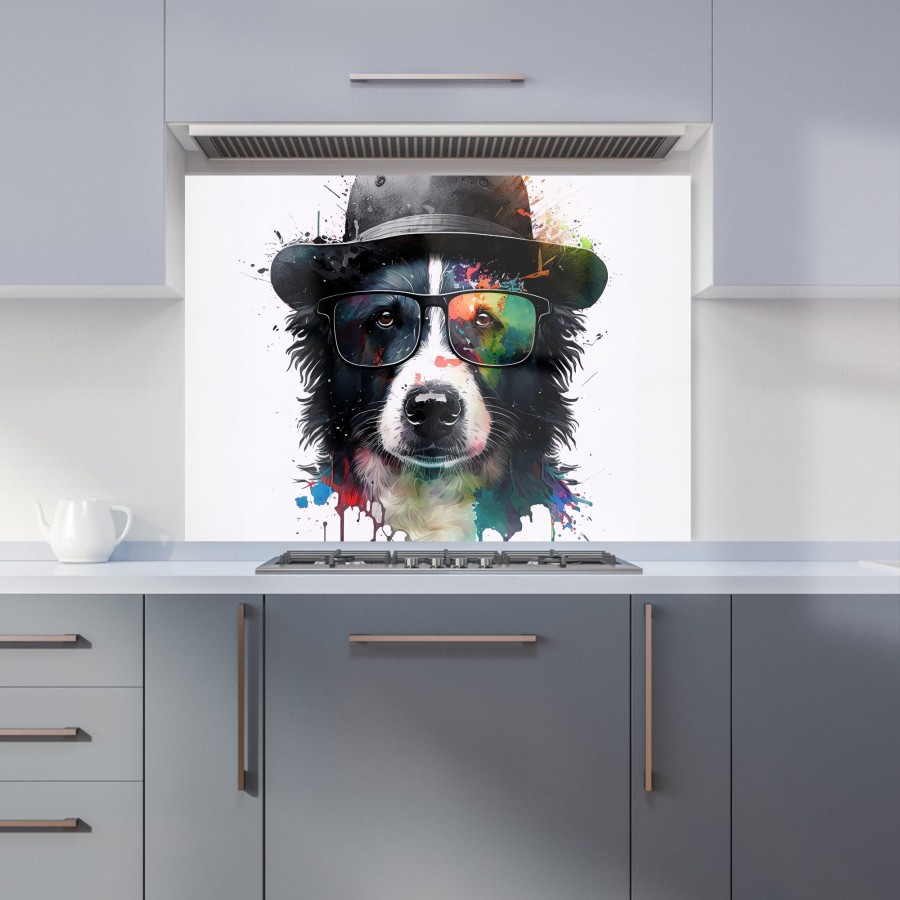 Click to view product details and reviews for Border Collie Dog Splashart Kitchen Splashback W900mm X H650mm.