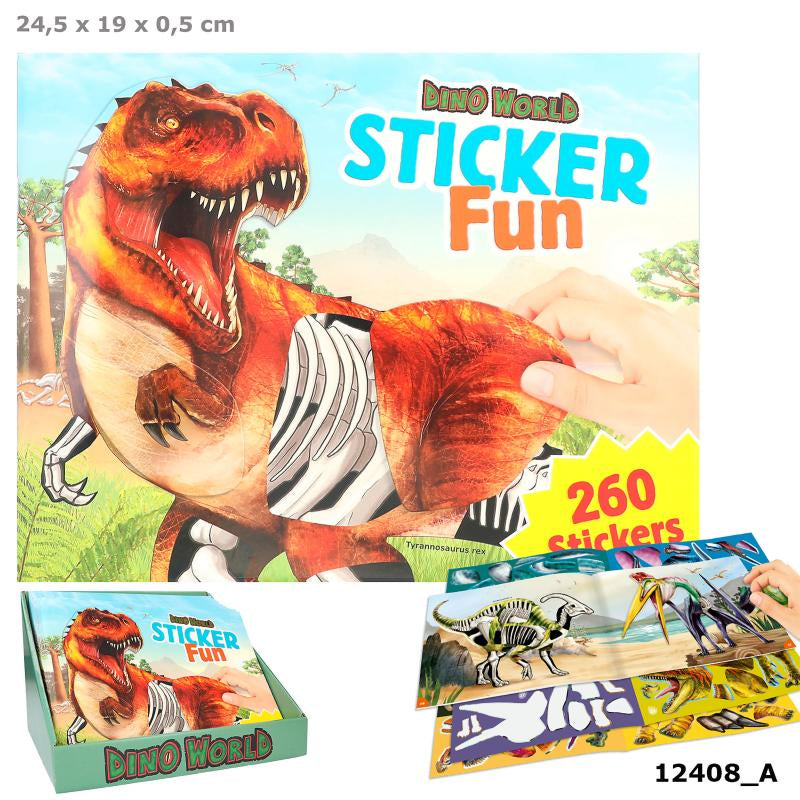 Dino World Sticker Fun Book