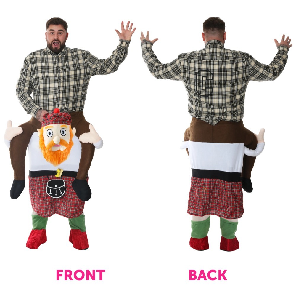 Scottish Pick Me Up Costume & Reversible Bucket Hat Set