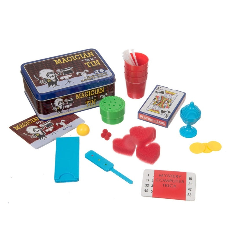 Magician in a Tin - mini magic set
