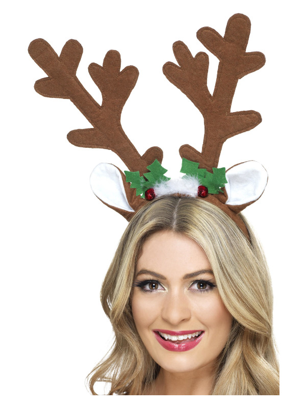 Click to view product details and reviews for Reindeer Antlers Fun Headband For Festive Events.