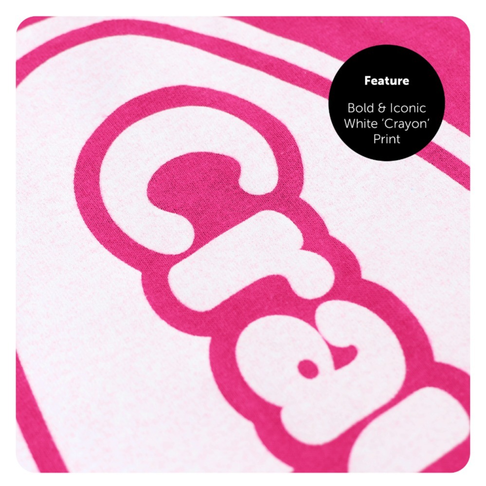 Girl's Pink Crayon T-Shirt – Fun Kids Costume Top for Parties, Dress-Up & School Events