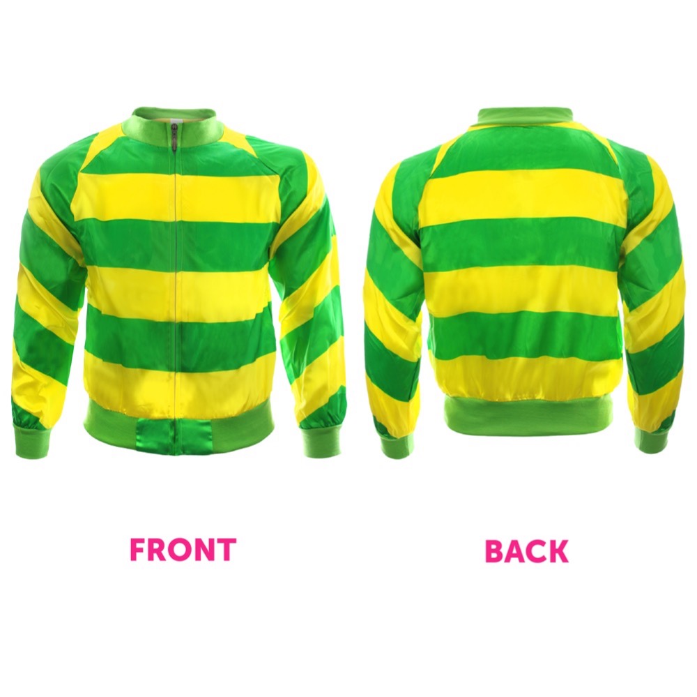 Green & Yellow Jockey Set Front & Back
