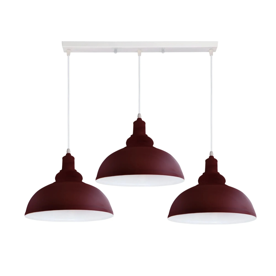 Click to view product details and reviews for 3 Way Vintage Ceiling Curvy Hanging E27 Pendant Light Fixture4299 Yes Burgundy.