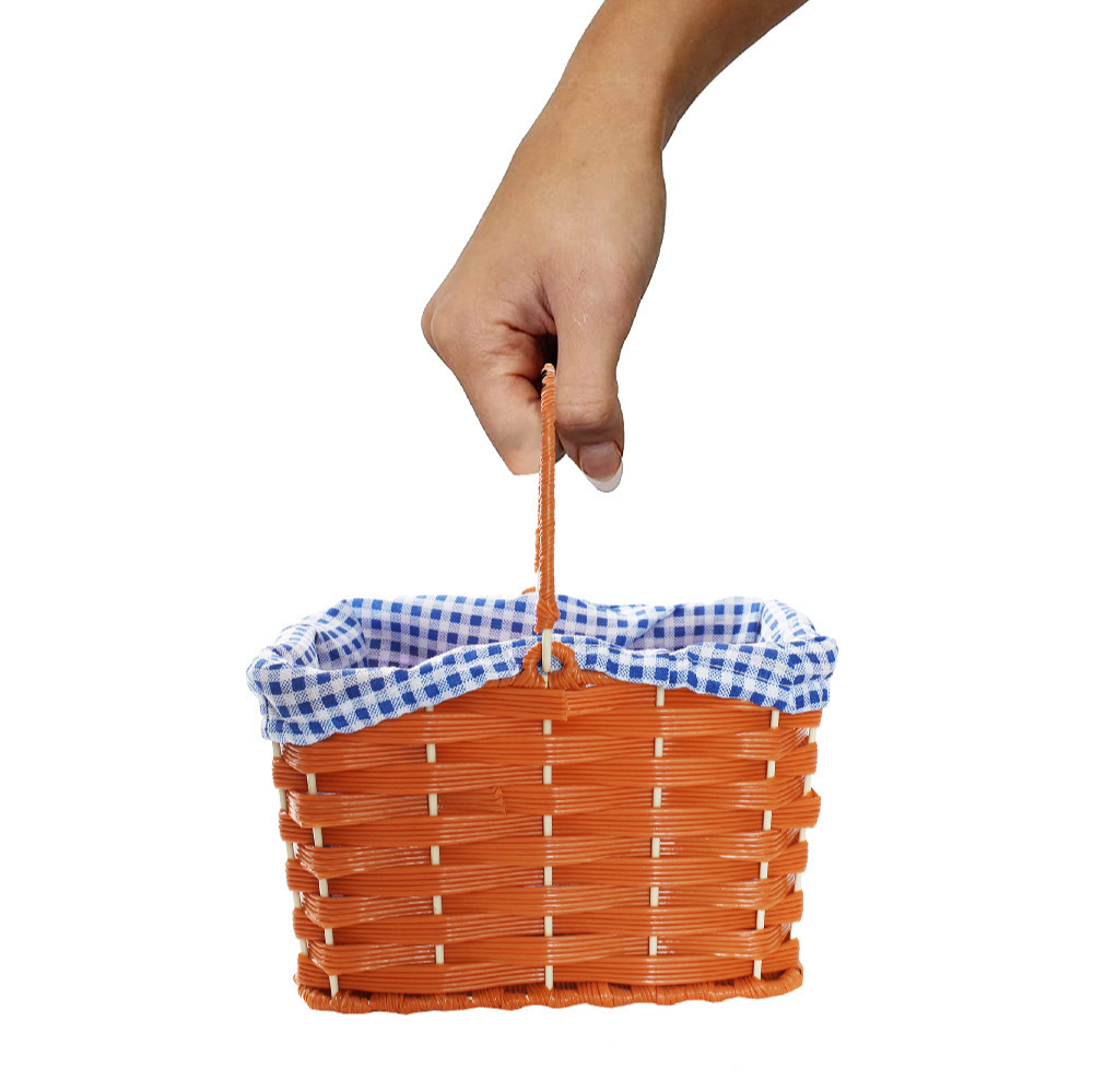 Blue Gingham Basket