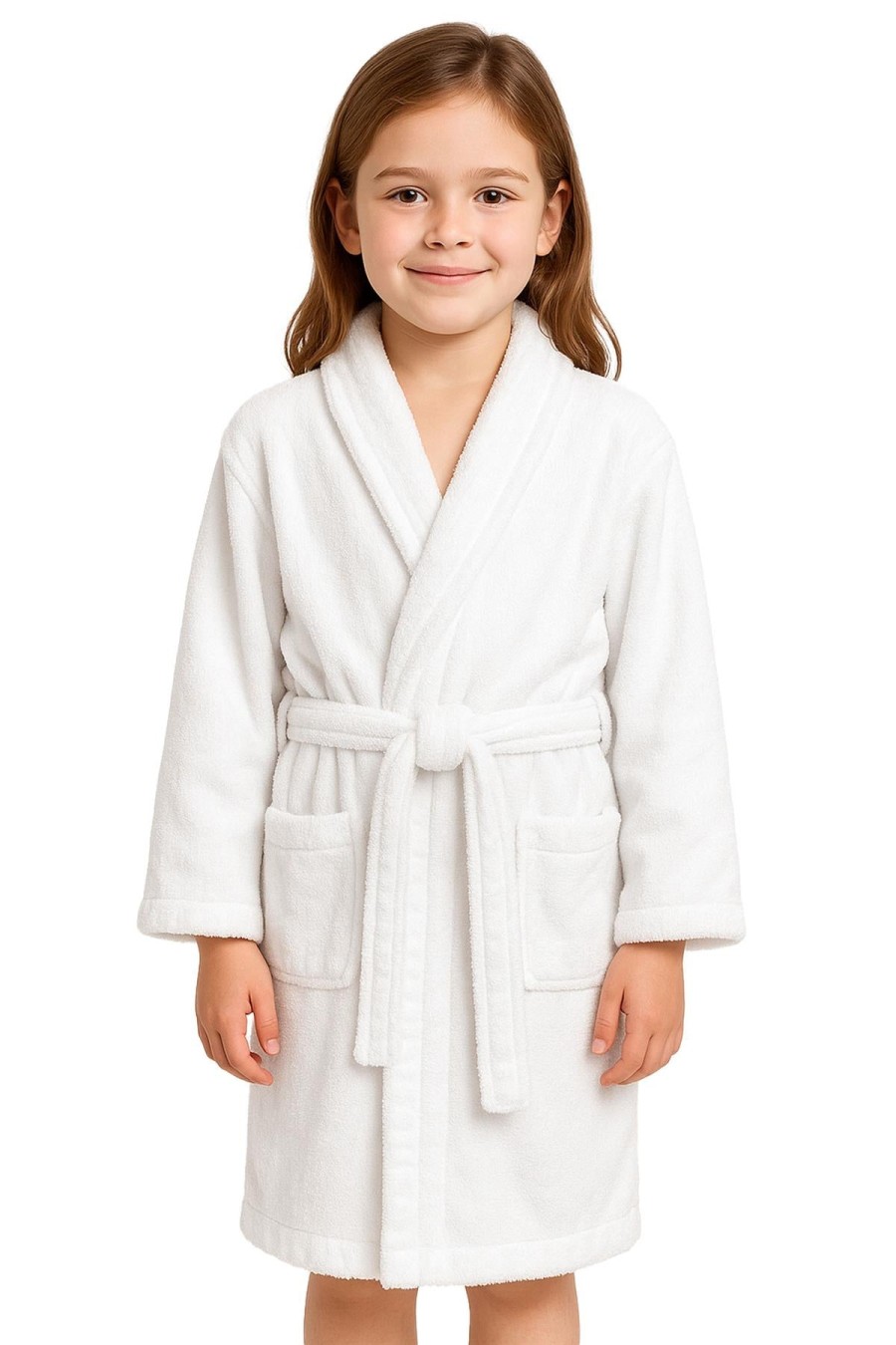 Click to view product details and reviews for A2z 4 Kids Girls Boys Towel Bathrobe Shawl Collar Soft For Age 5 13 Years 11 12 Years White.