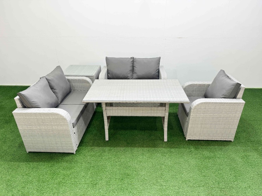 Click to view product details and reviews for Fimous High Back Poly Rattan Garden Furniture Set With Reclining Chair Loveseat Sofa Rectangular Dining Table Indoor Outdoor Patio Set Side Table Lig. Click to view product details and reviews for Fimous High Back Poly Rattan Garden Furniture Set With Reclining Chair Loveseat Sofa Rectangular Dining Table Indoor Outdoor Patio Set Side Table Lig.